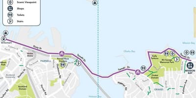 粉红色自行车道（奥克兰地图